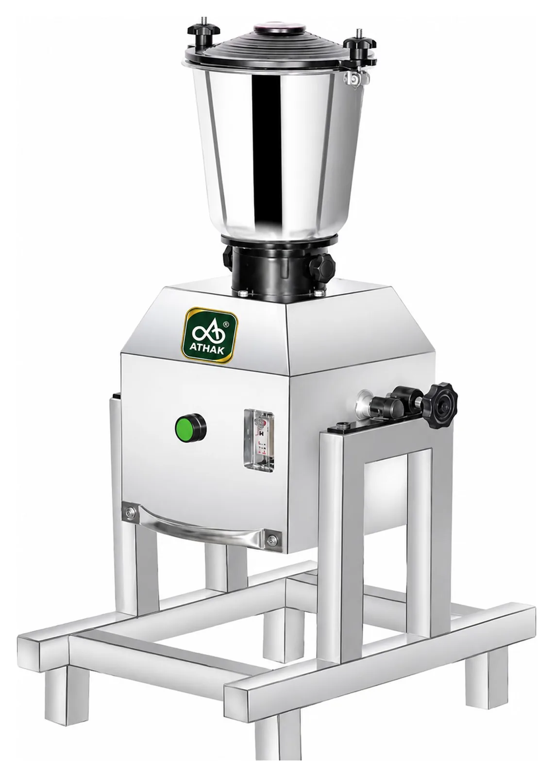 ATHAK Heavy Duty Mixer (Tilting) with tilting stainless steel bowl on a four-leg stand